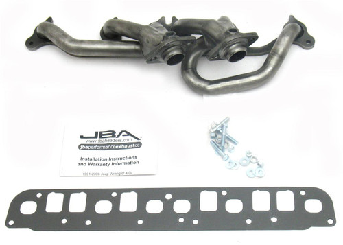 ited,JK)  4.0L Stainless Steel Shorty Headers_ JBA | 2000-2006 Models
