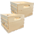 Pine Handle Cube Crate (2 Pack)