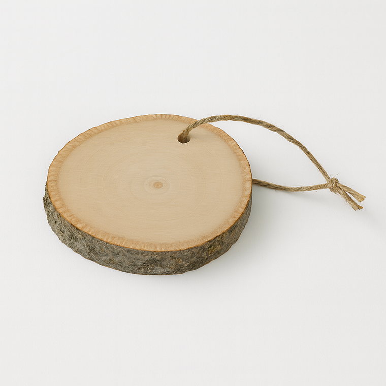 BASSWOOD ORNAMENTS (set of 8)