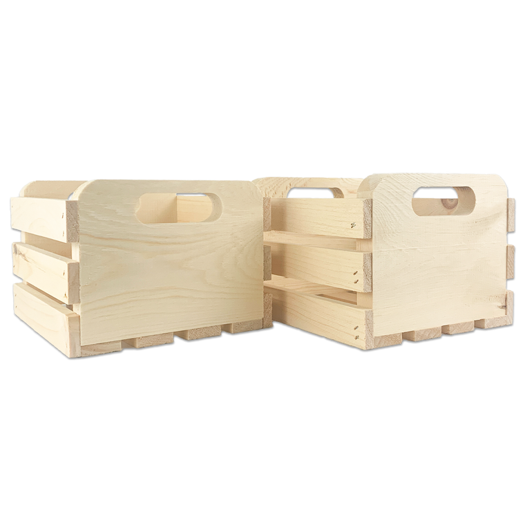 Pine Handle Crate Small