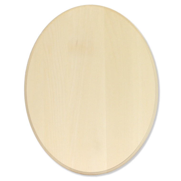 Basswood Oval Plaque 11"x 14 (12 Pack)