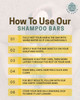 HOW TO USE One Earth Shampoo Bars