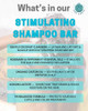 What's in the One Earth Stimulating Shampoo Bar infographic
