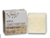 Gentle Conditioner Bar for Sensitive Scalps - Unscented. Naked bar and compostable box.