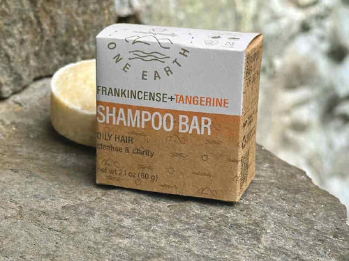 One Earth Body Care Frankincense-Tangerine Shampoo Bar for Oily Hair One Earth Body Care Frankincense-Tangerine Shampoo Bar for Oily Hair