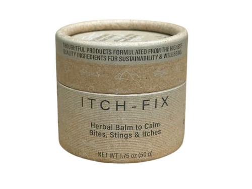 One Earth Body Care Itch Fix herbal balm closed jar
