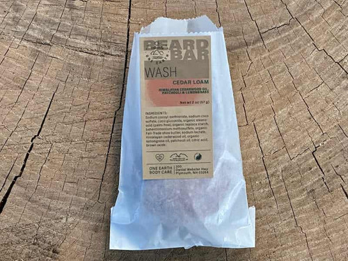 Beard Wash Bar, Cedar Loam aroma