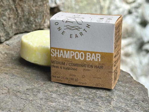 One Earth Body Care Unscented Shampoo Bar for Medium / Combination Hair One Earth Body Care Unscented Shampoo Bar for Medium / Combination Hair