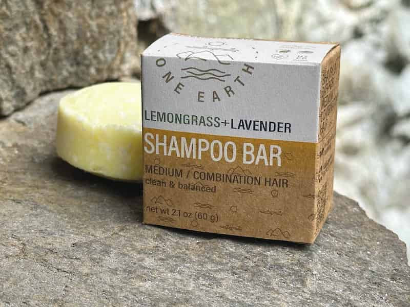 One Earth Body Care Lemongrass-Lavender Shampoo Bar for Medium Hair One Earth Body Care Lemongrass-Lavender Shampoo Bar for Medium Hair