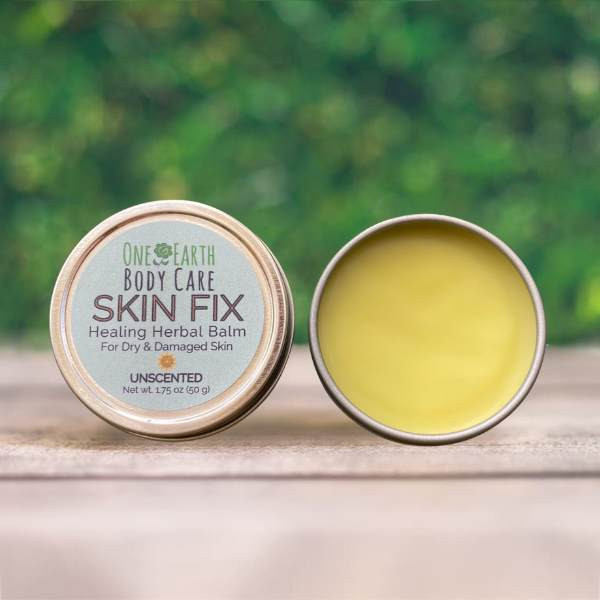 One Earth Body Care Skin Fix herbal balm, Unscented variety