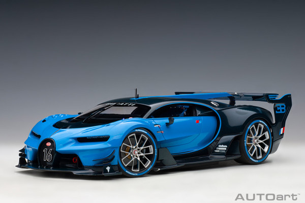 Now stock, parts for 70986 Bugatti Vision GT Light Blue / Blue Carbon 