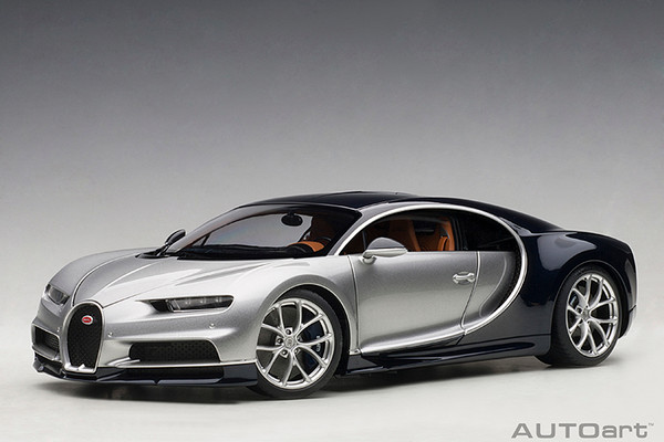 Re-stock, parts for 70992 Bugatti Chiron Silver / Atlantic Blue 