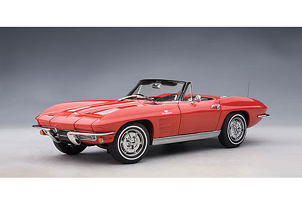 Now stock, parts for 71191 Corvette Stingray Convertible 1963 Red