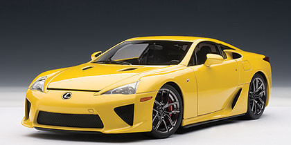 Now stock, parts for 78834 Lexus LFA Yellow Pearl