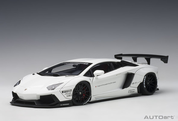 Now stock, parts for 79105 Lamborghini Aventador LB Works Liberty Walk White