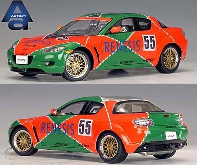 Partial re-stock on some parts for 80443 Mazda RX-8 LeMans #55