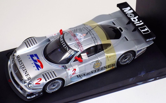 Now stock, Parts for 89832 Mercedes Benz CLK GTR FIA GT #2 Bye Bye Ludwig 