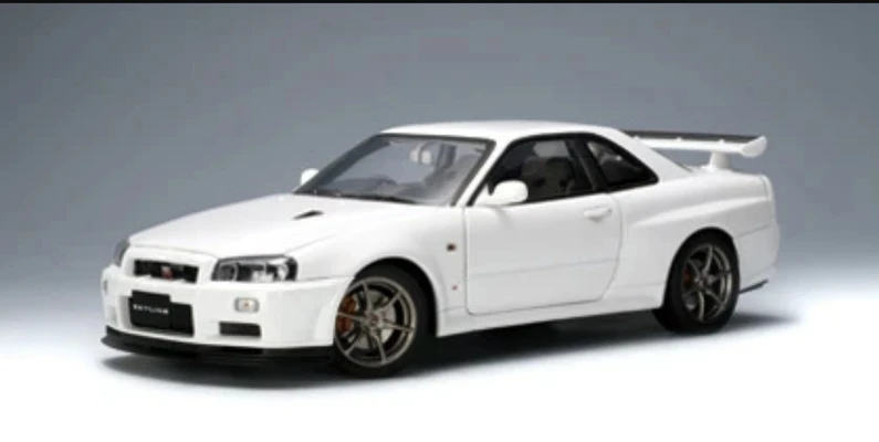 Now stock, parts for 77337 Nissan Skyline R34 GT-R V-Spec II White upgraded 