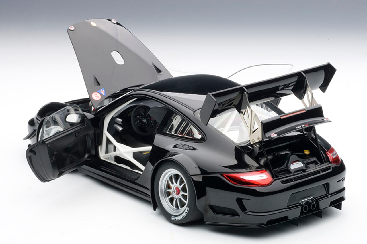 1/18 Porsche 911 (997) GT3 R Plain Body Version - Black - AUTOart 