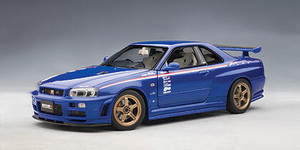 77359 Skyline GT-R R34 Nismo Sport Resetting Blue