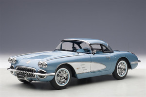 71146 1958 Corvette Silver Blue