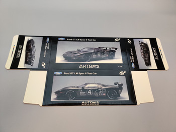 Box Sleeve - 80514 Ford GT LM Spec II Test Car 2005 (carbon fiber livery) Box Sleeve - 80514 Ford GT LM Spec II Test Car 2005 (carbon fiber livery)