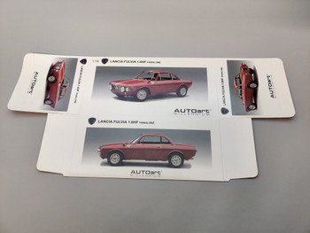 Box Sleeve - 74703 Lancia Fulvia 1600 HF Fanalone (amaranto montebello) Box Sleeve - 74703 Lancia Fulvia 1600 HF Fanalone (amaranto montebello)