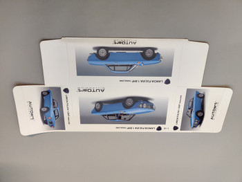 Box Sleeve - 74702 Lancia Fulvia 1600 HF Fanalone (azzurro/blue) Box Sleeve - 74702 Lancia Fulvia 1600 HF Fanalone (azzurro/blue)