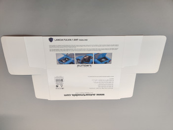 Box Sleeve - 74702 Lancia Fulvia 1600 HF Fanalone (azzurro/blue) Box Sleeve - 74702 Lancia Fulvia 1600 HF Fanalone (azzurro/blue)