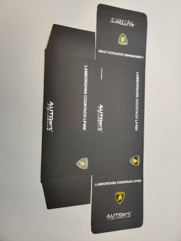 Box Sleeve - 74646 Lamborghini Countach LP400 (yellow) 1974 Box Sleeve - 74646 Lamborghini Countach LP400 (yellow) 1974