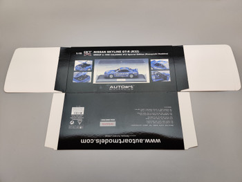 Box Sleeve - 89080 Nissan Skyline GT-R (R32) 1990 Group A "Calsonic" Hoshino #12 Box Sleeve - 89080 Nissan Skyline GT-R (R32) 1990 Group A "Calsonic" Hoshino #12