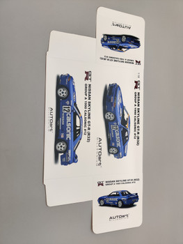 Box Sleeve - 89079 Nissan Skyline GT-R (R32) 1990 Group A "Calsonic" Hoshino #12 Box Sleeve - 89079 Nissan Skyline GT-R (R32) 1990 Group A "Calsonic" Hoshino #12