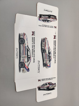 Box Sleeve - 89078 Nissan Skyline GT-R (R32) 1990 Group A "Reebok" Hasemi #1 Box Sleeve - 89078 Nissan Skyline GT-R (R32) 1990 Group A "Reebok" Hasemi #1