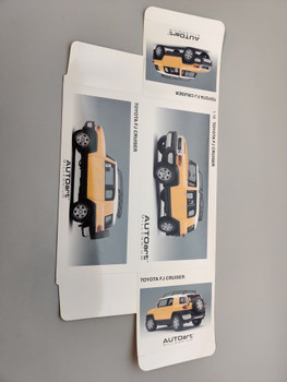 Box Sleeve - 78857 Toyota FJ Cruiser (yellow) Box Sleeve - 78857 Toyota FJ Cruiser (yellow)