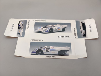 Box Sleeve - 87086 Porsche 917K 12Hr Sebring Elford/Ahrens #16 Box Sleeve - 87086 Porsche 917K 12Hr Sebring Elford/Ahrens #16