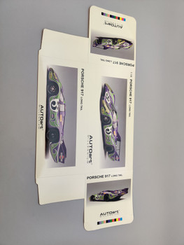 Box Sleeve - 87075 Porsche 917 LH L.M. 1970 "Hippie" 2nd Position Box Sleeve - 87075 Porsche 917 LH L.M. 1970 "Hippie" 2nd Position