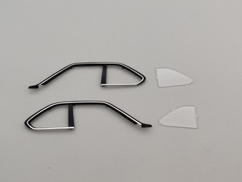 BMW M 635 CSI Blue - Rear Side Windows