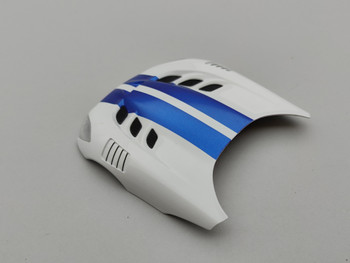 Dodge Viper GTS-R ACR White w/ Blue Stripes - Hood Dodge Viper GTS-R ACR White w/ Blue Stripes - Hood