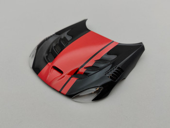 Dodge Viper GTS-R ACR Black w/ Red Stripes - Hood Dodge Viper GTS-R ACR Black w/ Red Stripes - Hood