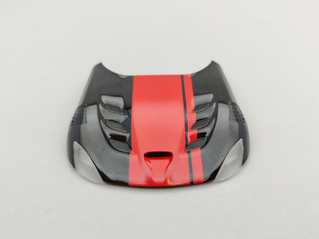 Dodge Viper GTS-R ACR Black w/ Red Stripes - Hood Dodge Viper GTS-R ACR Black w/ Red Stripes - Hood