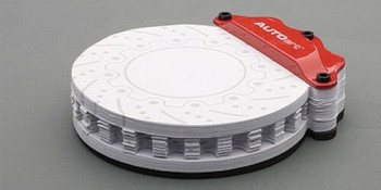 Memo Pad Racing Brake Disc Red Memo Pad Racing Brake Disc Red