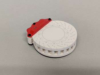 Memo Pad Racing Brake Disc Red - Corvette 50th anniversary Memo Pad Racing Brake Disc Red - Corvette 50th anniversary