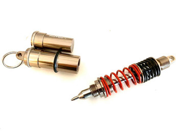 Aluminium Damper Pen with LED Torch Grey Aluminium Damper Pen with LED Torch Grey