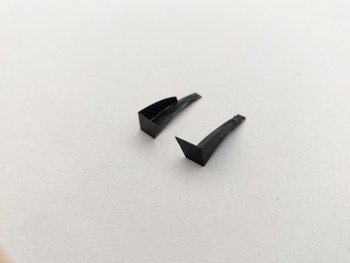 Corvette C7 Z06 Black - Front Side Canards Corvette C7 Z06 Black - Front Side Canards