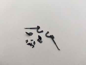 McLaren 720S Glacier White - Front Compartment Hinge Set McLaren 720S Glacier White - Front Compartment Hinge Set