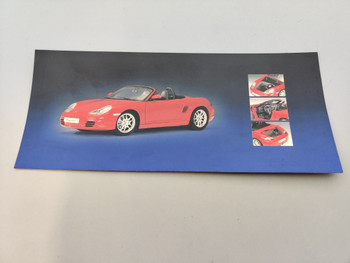 Box Sleeve Card - 77871 Porsche Boxster Red Box Sleeve Card - 77871 Porsche Boxster Red
