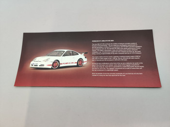 Box Sleeve Card - 80471 Porsche 911 996 GT3 RS White