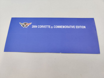 Box Sleeve Card - 71152 Corvette Comm. Edition - Metallic Blue Box Sleeve Card - 71152 Corvette Comm. Edition - Metallic Blue