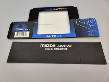 1:43 Box Sleeve - 55931 Mazda RX-8 Mazdaspeed Silver 1:43 Box Sleeve - 55931 Mazda RX-8 Mazdaspeed Silver