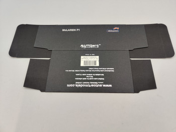 1:43 Box Sleeve - 56001 McLaren F1 Magnesium Silver 1:43 Box Sleeve - 56001 McLaren F1 Magnesium Silver
